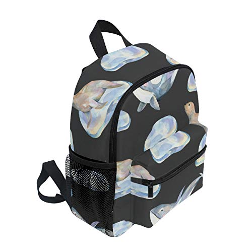 Mochila duradera para niños pequeños Sellos de hielo Floes Ballenas Niños Mochila para 1-6 Años Niños Niñas Niños