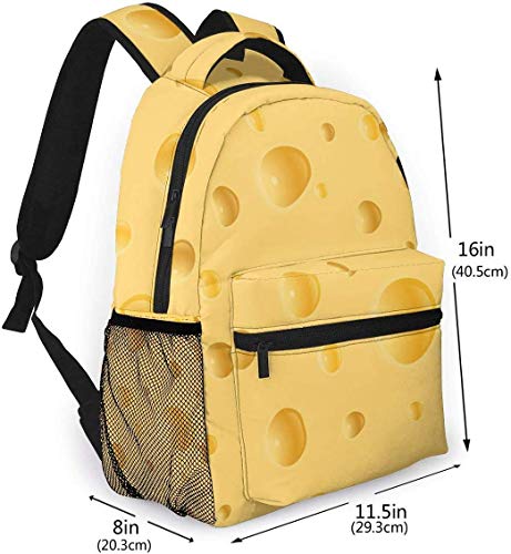 Mochila Ligera del Ordenador portátil de la Mochila de los Huevos de Brown Divertido para la Mochila de los Bolsos del Viaje de la Universidad de la Escuela