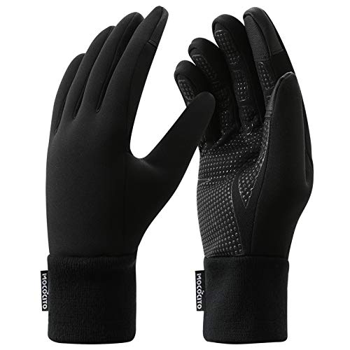 MOCOCITO Guantes Invierno Térmicos Hombre Mujer, Guantes Running Moto Bici Pantalla Táctil Cortavientos Repelente al Agua Ideal para Ciclismo,Conducir,Senderismo,usos Diarios etc