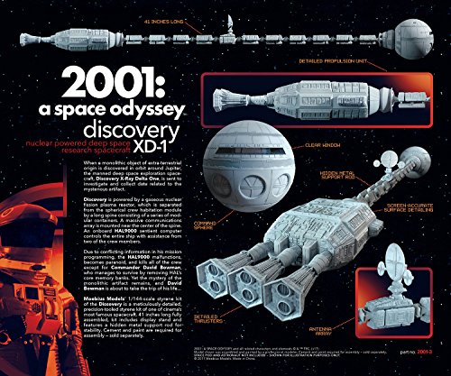 Moebius Discovery Spacecraft - Kit de maqueta de Odyssey Discovery (Escala 1:144)