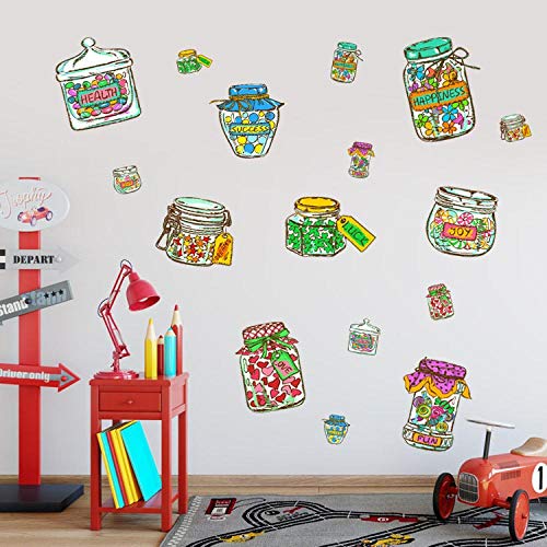 mohanshop Vinilos Decorativos para habitación Infantil Vinilos Decorativos golosinas Vinilos navideños extraíbles