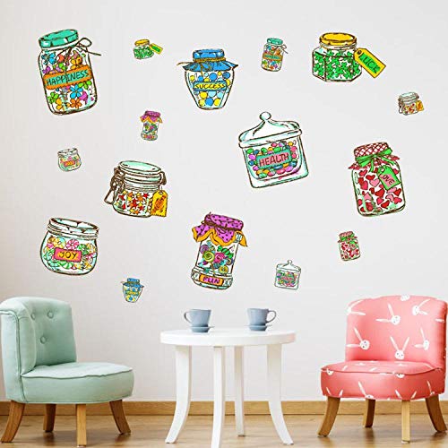 mohanshop Vinilos Decorativos para habitación Infantil Vinilos Decorativos golosinas Vinilos navideños extraíbles