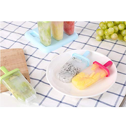 Moldes de Paletas, Fabricante de Moldes Ice Pop, para Jugo, Puré de Frutas, Yogurt, Helado, Pudín, Mermelada y Jalea, Etc. para Hacer Moldes Únicos para Refrigerios Congelados