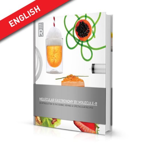 Molecule-R Ultimate Triple Pack Kit de gastronomía molecular cocina y alimentos culinaria estilo jeringa adobo inyector y gastronomía Molecular Cookbook con 40 Nuevo Recetas