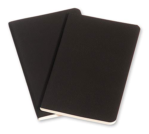 Moleskine - Cuaderno Volant Journal, Set de 2 Cuadernos con Páginas, Cubierta Blanda y Hojas Separables, Color Negro