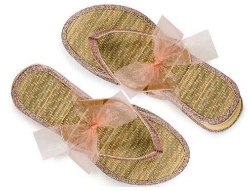 Momparler1870 Pack 8 Pares Chanclas - Flip Flop Bambú Talla M