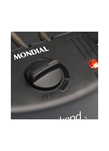 Mondial CH01 Barbacoa, 2000 W, Negro