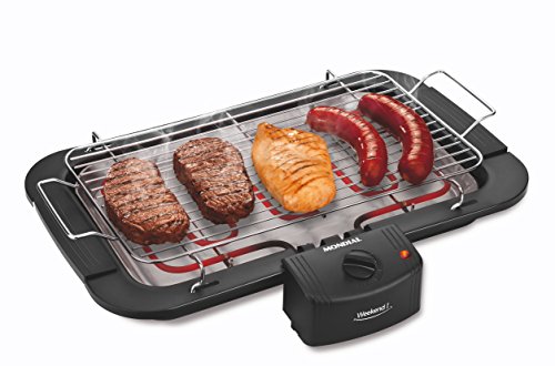 Mondial CH01 Barbacoa, 2000 W, Negro