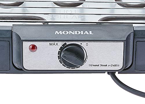 Mondial CH05 barbacoa, 2000 W, Metal