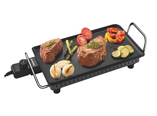 Mondial Family Plancha, Parrilla, 2500 W, Acero Inoxidable, Negro