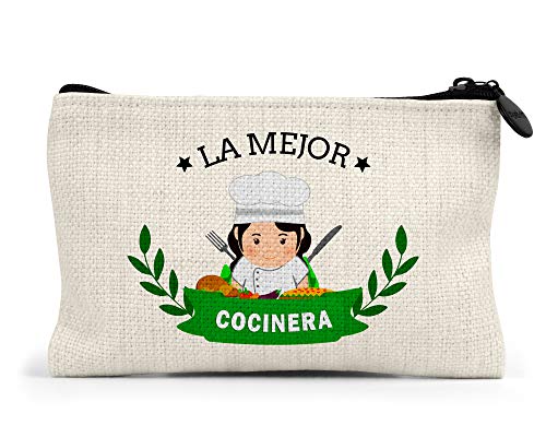 Monedero la Mejor cocinera del Mundo Regalo Original Cocineros Personalizado