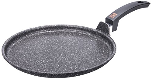 Moneta Etnea, Plancha, Aluminio, Negro, 28 cm