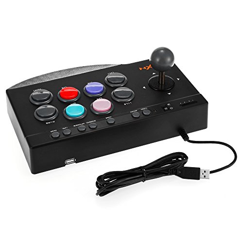 MoPei PXN Arcade Stick Kit Controlador Joystick para PS4 / PS3 / Xbox One/PC Game, Arcade Fighting Stick Controller