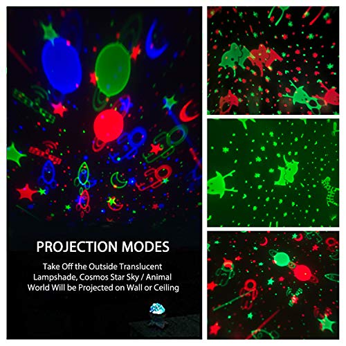 Moredig Proyector Estrellas Bebé, Lámpara Proyector Infantil Luz Nocturna con Rotación y Música, Función de Temporización y Control Remoto, 8 Modos Luz de la Noche, Perfecto Regalo Navidad - Azul