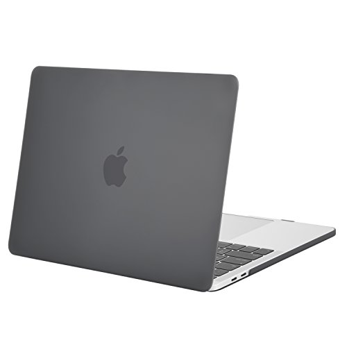 MOSISO Funda Dura Compatible con 2019 2018 2017 2016 MacBook Pro 13 con/sin Touch Bar A2159 A1989 A1706 A1708, Ultra Delgado Carcasa Rígida Protector de Plástico Cubierta, Gris