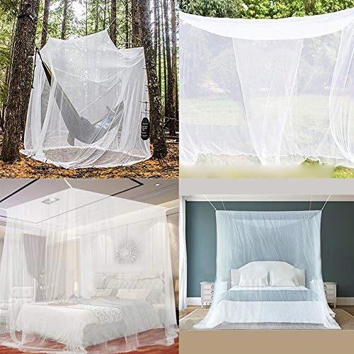 Mosquitera De Gran Tamaño con Bolsa, Ropa De Cama De Camping De Malla Portátil De Gran Apertura, Red De Jardín A Prueba De Insectos para Camas Individuales/Dobles/Literas/Tiendas De Campaña