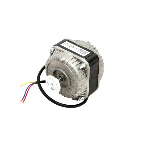 Motor de ventilador para frigorífico: 16 Watt motor de ventilador de frigorífico o congelador este motor se puede pie, en la parte superior, cara o de la parte trasera. Agujeros de fijación Tapped, 3 delanteros y 3 traseros: