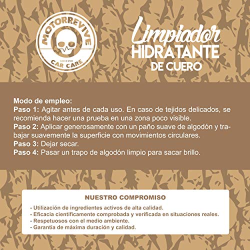 Motorrevive - Limpiador Hidratante De Cuero y Piel - 400 ml