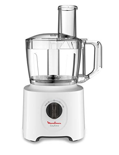 Moulinex Easy Force 700 W - Robot de cocina (1,4 L, Blanco, Giratorio, 700 W)