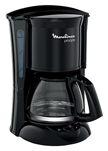 Moulinex Principio FG152832 - Cafetera de filtro, 6 tazas, función auto apagado, 600 W, 6 tazas