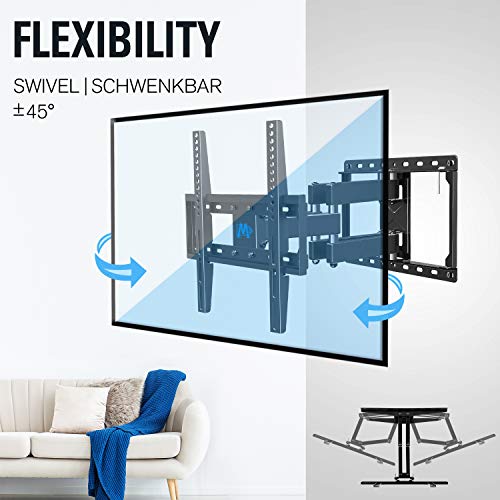 Mounting Dream Soporte de Pared TV Giratorio Inclinable para la Muchos 66cm-140cm (26-55 Pulgadas) LED, LCD, OLED y Plasma Televisores de Pantalla Plana hasta 45kg, MAX. VESA 400x400mm, MD2380-03