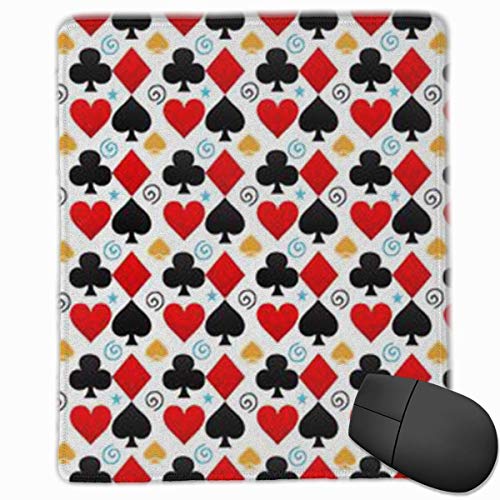 Mouse Pad Poker Printing Gaming Mouse Pad Mat Custom Design Non-Slip 25 x 30 x 0.3 CM