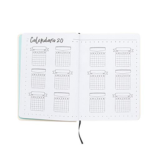 Mr. Wonderful Agenda Bullet Atemporal-Ideas, Trazos y planazos, Multicolor, 0