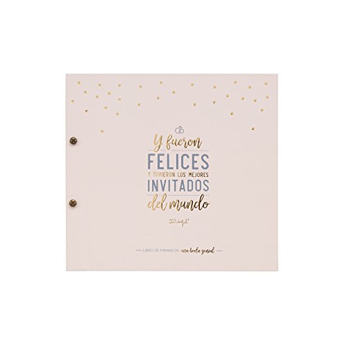 Mr. Wonderful MRW10 - Libro de firmas de una boda genial