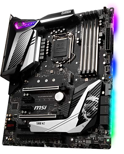 MSI MPG Z390 GAMING PRO CARBON Performance - Placa base (LGA 1151, Twin Turbo M.2, Mystic Light RGB LED, 3 x PCI-E x16, Core Boost, M.2 SHIELD FROZR, 5 x USB 3.1 Gen2, Audio Boost 4)