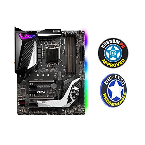 MSI MPG Z390 GAMING PRO CARBON Performance - Placa base (LGA 1151, Twin Turbo M.2, Mystic Light RGB LED, 3 x PCI-E x16, Core Boost, M.2 SHIELD FROZR, 5 x USB 3.1 Gen2, Audio Boost 4)