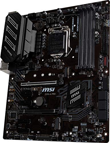 MSI Z390-A PRO - Placa base PRO Series (LGA 1151, 2 x PCI-E 3.0 x16, PCI-E Steel Armor, DDR4 Boost, 2 x USB 3.1 Gen 2, Turbo M.2, Core Boost)