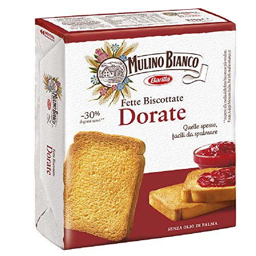 Multipack de 16 paquetes de rodajas de galletas doradas, molino blanco, 315 gramos cada una