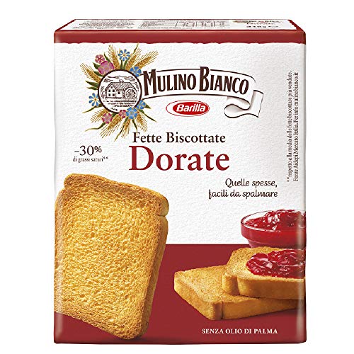 Multipack de 16 paquetes de rodajas de galletas doradas, molino blanco, 315 gramos cada una