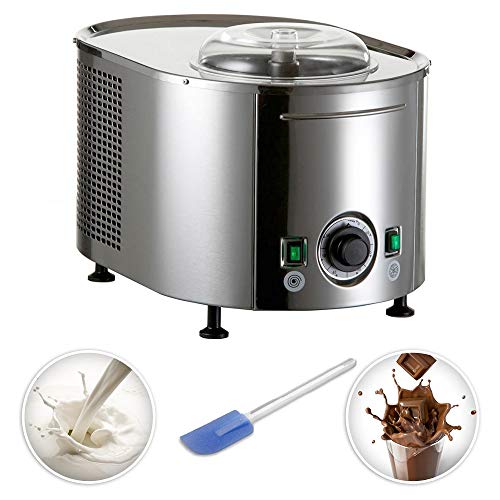 Musso Heladera MINI Lussino 4080 Gourmet – Máquina Helados Artesanos Italianos – Disfruta de Helados Yogures y Postres Cremosos y Saludables desde Casa – Espátula Silicona Incluida