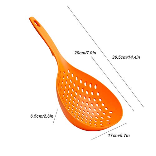 N / A Colador Colgante Multifuncional, Material de Silicona, Filtro ranurado y Separador Cómoda Almohadilla Antideslizante para los Dedos Que Reduce la Fatiga de Las Manos