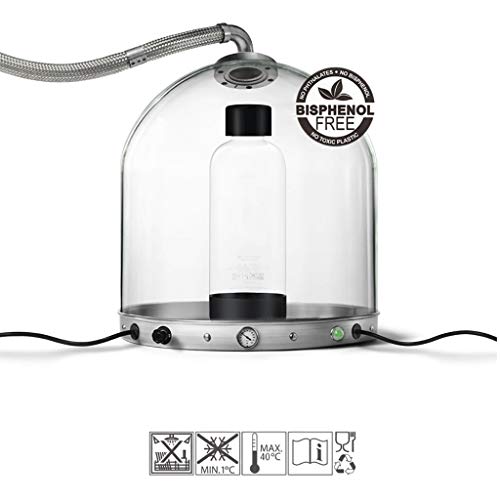 N / A Máquina de Bebidas Gaseosas Comerciales One Touch Sparkling Water Maker Máquina de Agua Carbonatada con Botella de 1 Litro, Bebida de Jugo de Carbonatos