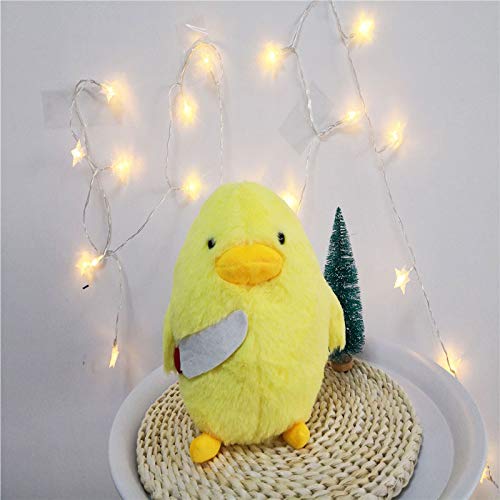 N / A Pato de Dibujos Animados con Cuchillo de Juguete de Felpa Lindo hámster Animal muñecos de Peluche para Regalo de niños 30cm