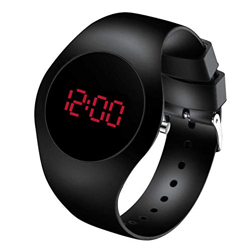 N\ A Reloj De Moda para Hombre, Ultrafino, Redondo, Deportivo, para Estudiantes, Reloj Electrónico, Resistente Al Agua, para Hombre, Reloj Digital para Mujer, Digital Café