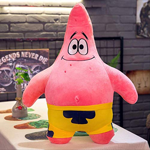 N\a Gigante Lindo Juguete Bob Esponja Juguetes De Peluche Dibujos Animados Suave Animal Almohada Anime Muñeca Niños Cumpleaños Regalo- 75cm Patricio Estrella