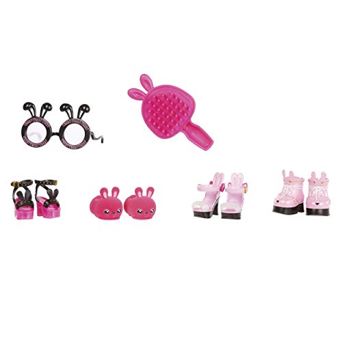 Na! Na! Na! Surprise Big Na Ultimate Surprise-¡Nueva Incluye Muñeca de Moda con Pelo Cepillable, Ropa y Accesorios de Diseñador-Black Bunny (MGA Entertainment 571827)