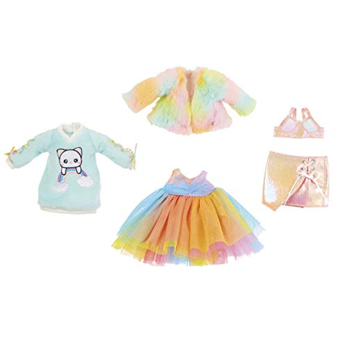 Na! Na! Na! Surprise Big Na Ultimate Surprise-¡Nueva Incluye Muñeca de Moda con Pelo cepillable, Ropa y Accesorios de Diseñador-Rainbow Kitty (MGA Entertainment 571810)