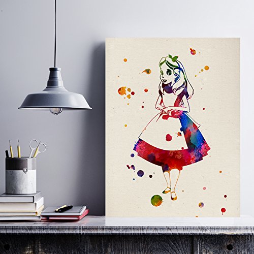 Nacnic Pack de láminas para enmarcar MIS Cuentos. Posters Estilo Acuarela con imágenes de Cuentos Infantiles. Decoración de hogar. Láminas para enmarcar. Papel 250 Gramos