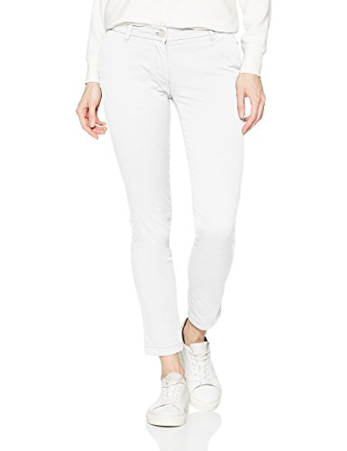 Napapijri Meridian 1 Pantalones, Blanco (Bright White 002), 42 (Tamaño del Fabricante: 44) para Mujer