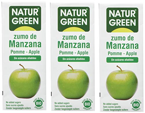 NATURGREEN ZUMO MANZANA 3 x 200 ml