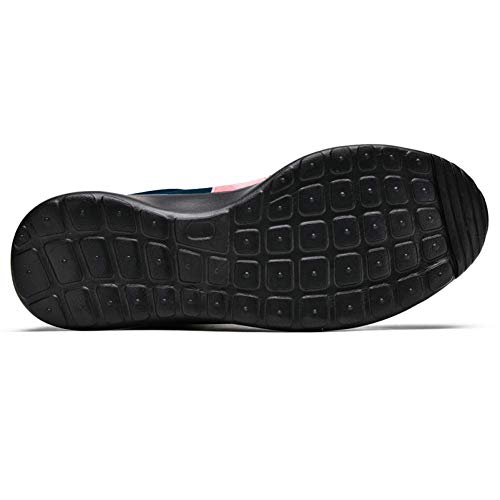 Navidad Lindos Cerdos Poinsettia Hojas de Acebo y piruleta Athletic Trainers Zapatillas Ligeras Calzado Deportivo para Mujer