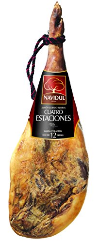 Navidul - Jamón Reserva Cuatro Estaciones + Jamonero + Cuchillo (7,2- 8,2Kg)