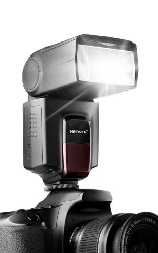 Neewer TT560 - Flash Speedlite para Canon, Nikon, Sony, Olympus, Panasonic, Pentax, Sigma, Minolta, Leica y Otros, Negro