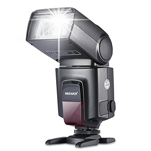 Neewer TT560 - Flash Speedlite para Canon, Nikon, Sony, Olympus, Panasonic, Pentax, Sigma, Minolta, Leica y Otros, Negro