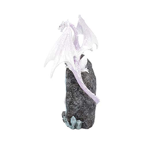 Nemesis Now Glacial Custodian - Figura Decorativa (22 cm), Color Blanco