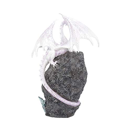 Nemesis Now Glacial Custodian - Figura Decorativa (22 cm), Color Blanco